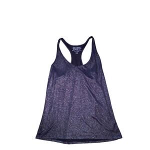 DECREE womens Black Shimmer Racer back Size L